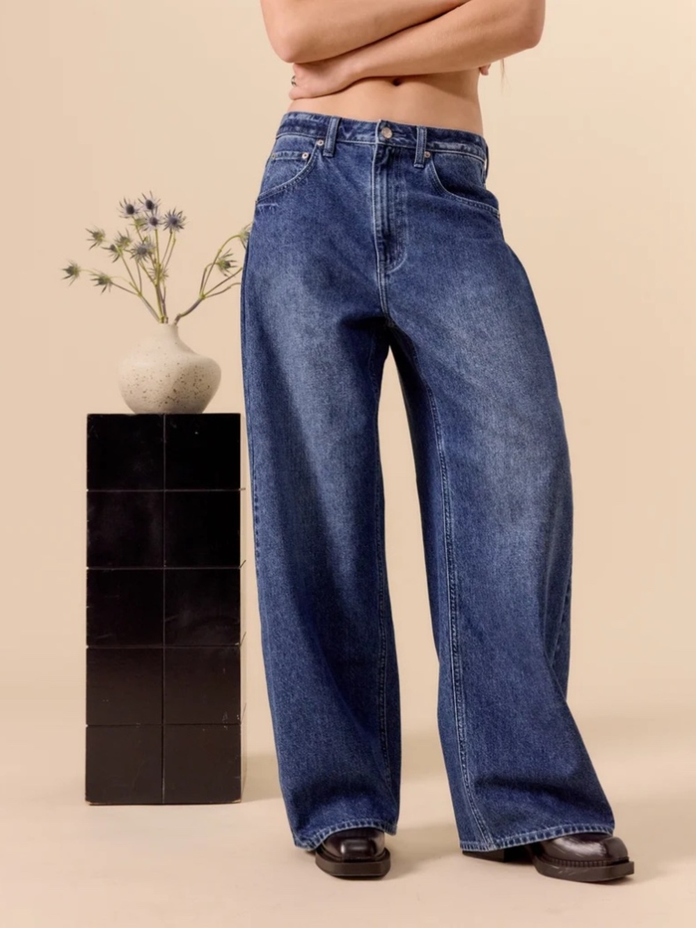 HERO HIGH RISE PLEATED BAGGY PANT - DREAMLAND